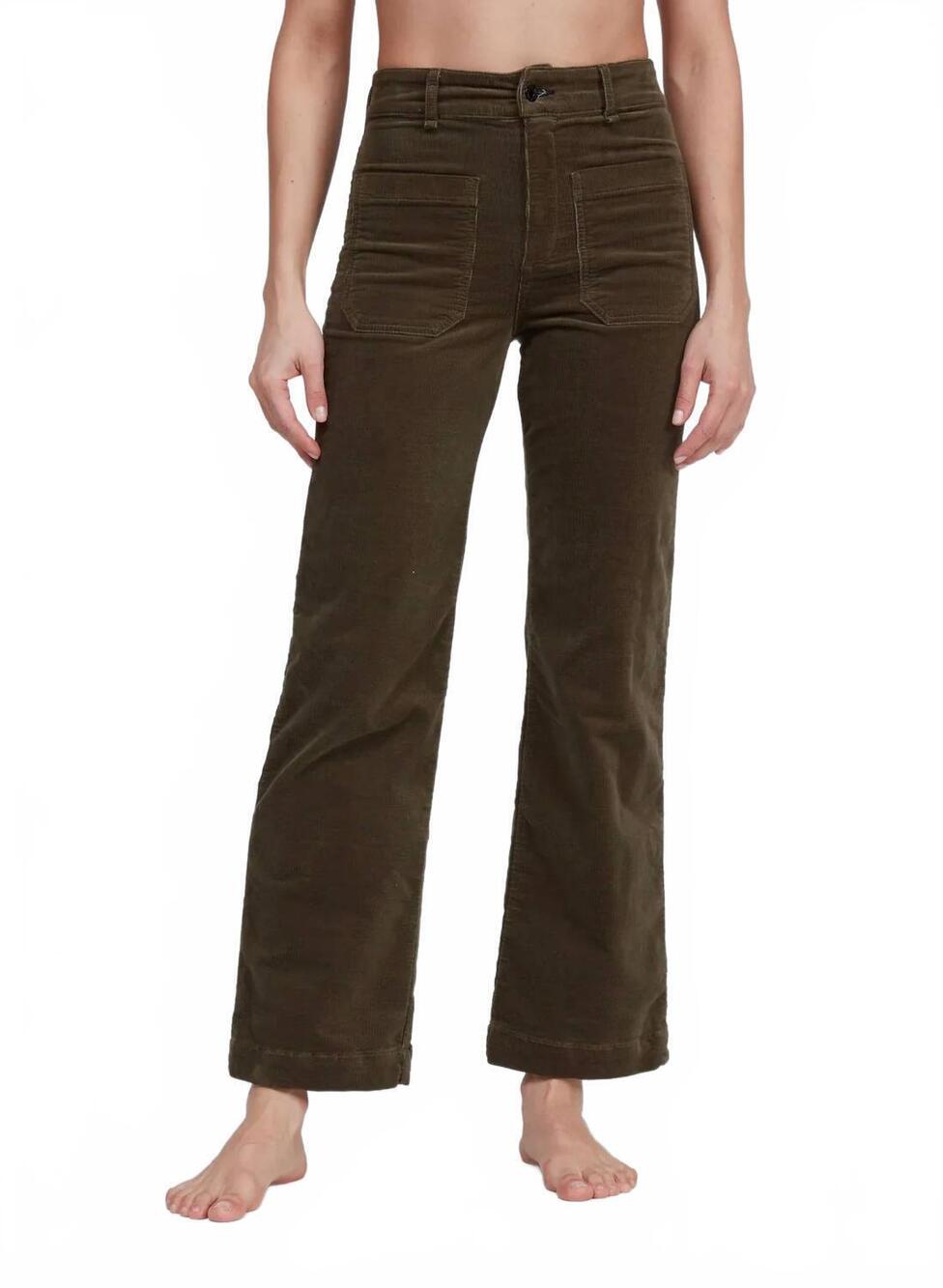 NEW ASKK NY sailor cords pants in olive